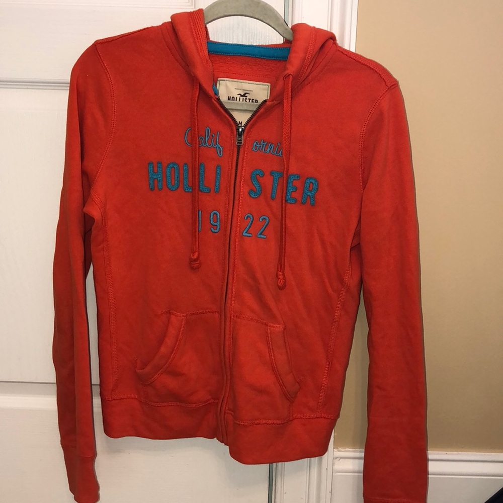 Hollister zip up hoodie
